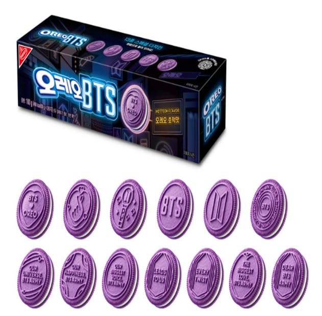Amazon.co.jp: オレオ BTS ホットク味 100g(50g×2袋) 韓国お菓子 BTS